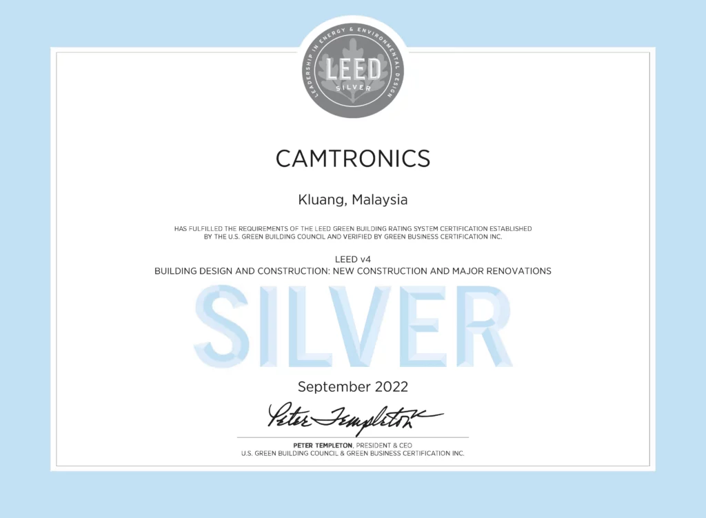 Camtronics LEED v4